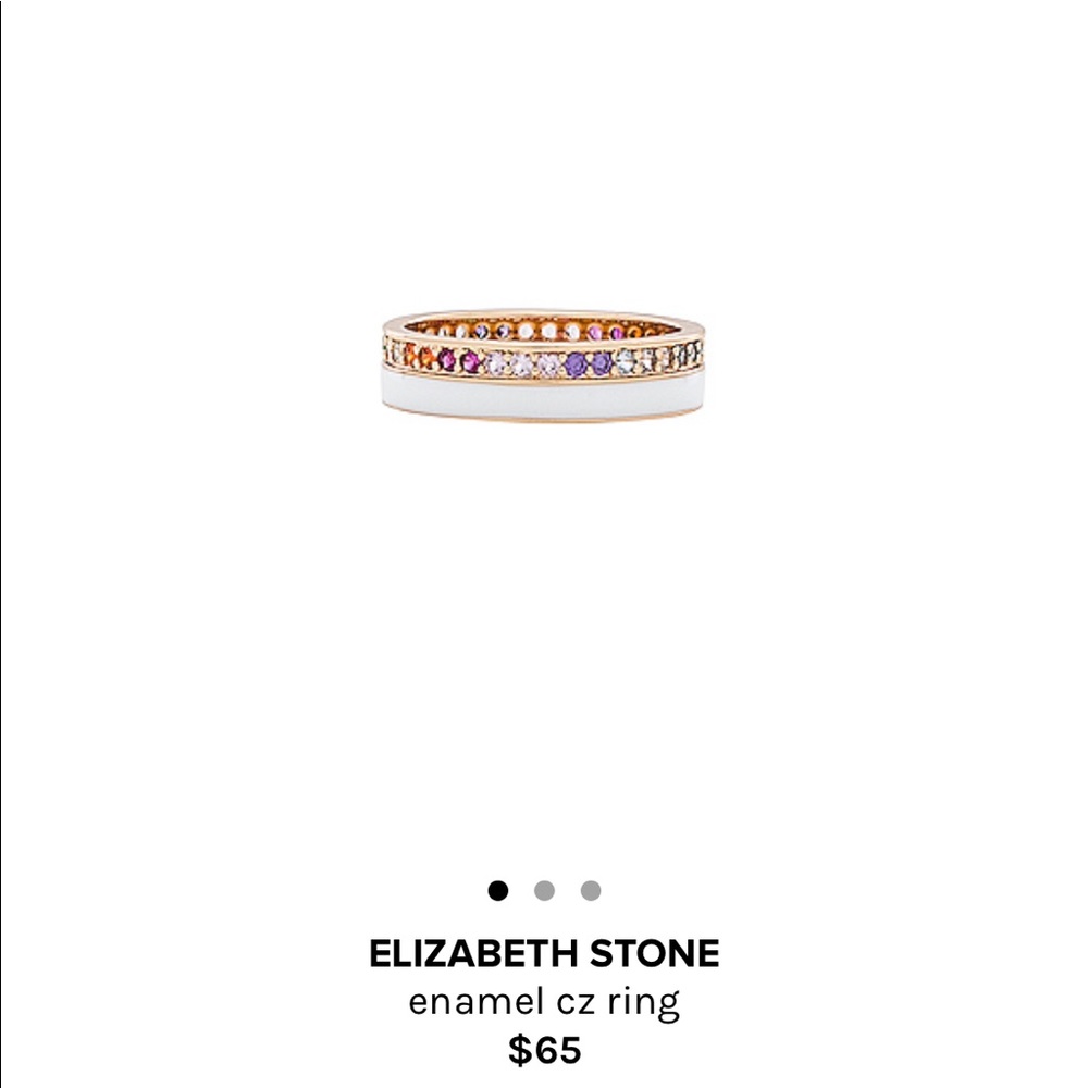 elizabeth stone enamel multicolored gem